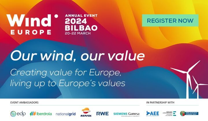 Anual WindEurope 2024 de la Bilbao, Spania